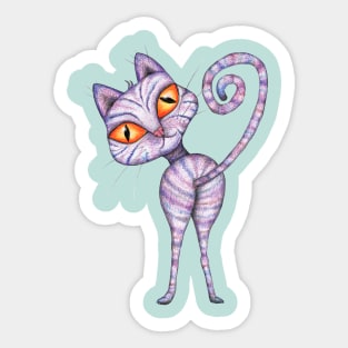 Miss Kitty Sticker